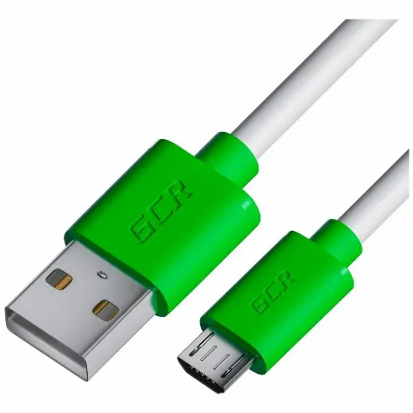 Кабель GreenConnect 0.5m MicroUSB, белый (GCR-53225)