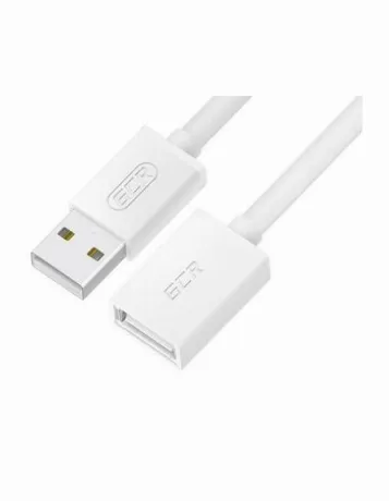 Кабель GreenConnect 0.75m USB AM/AF, белый (GCR-50853)