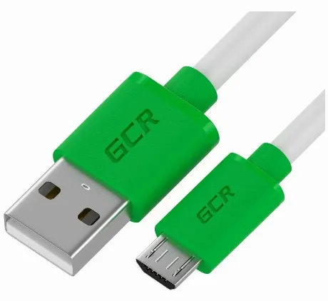 Кабель GreenConnect 0.3m MicroUSB, белый TPE (GCR-53281)