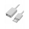 Кабель Greenconnect 1.0m USB 2.0, AM/AF, белый (GCR-UEC5M-BB-1.0...