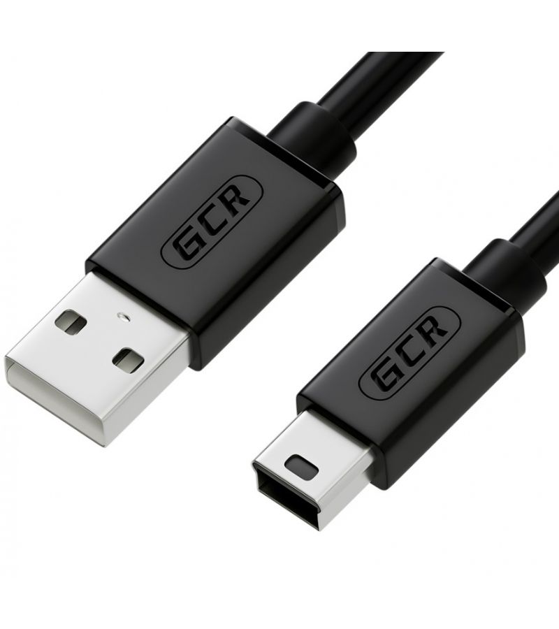 Кабель Greenconnect 0.3m USB 2.0, AM/mini 5P, черный (GCR-UM2M5P-BB2S-0.3m) кабель gcr usb 2 0 am mini b am 5pin gcr um2m5p bb2s 3 м черный