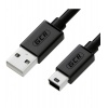 Кабель Greenconnect 0.3m USB 2.0, AM/mini 5P, черный (GCR-UM2M5P...