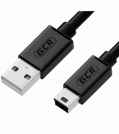 Кабель Greenconnect 0.5m USB 2.0, AM/mini 5P, черный (GCR-UM2M5P...