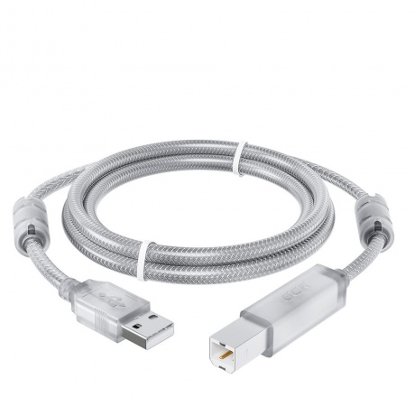 Кабель GreenConnect PROF 1.5m USB 2.0, AM/BM, прозрачный (GCR-52422) - фото 5