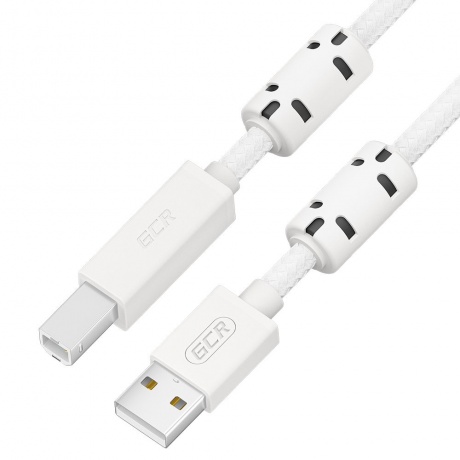 Кабель GreenConnect Premium 15m USB 20 AMBM белый нейлон GCR-54212 610₽