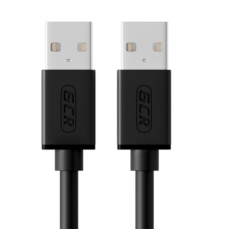 Кабель Greenconnect 1.0m USB 2.0, AM/AM, черный (GCR-UM2M-BB2S-1.0m) - фото 2