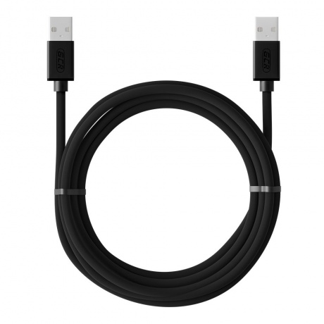 Кабель Greenconnect 1.0m USB 2.0, AM/AM, черный (GCR-UM2M-BB2S-1.0m) - фото 3