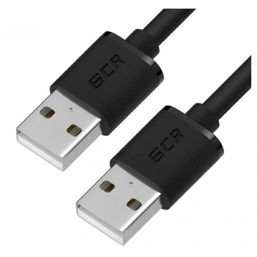 цена Кабель GreenConnect 1.8m USB AM/AM, черный (GCR-UM5M-BB2S-1.8m)
