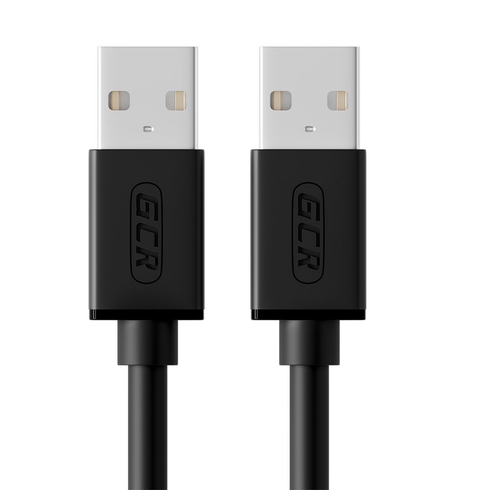 Кабель Greenconnect 1.8m USB 2.0, AM/AM, черный (GCR-UM2M-BB2S-1.8m)