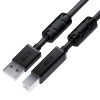 Кабель GreenConnect PROF 3.0m USB 2.0, AM/BM, черный (GCR-52417)