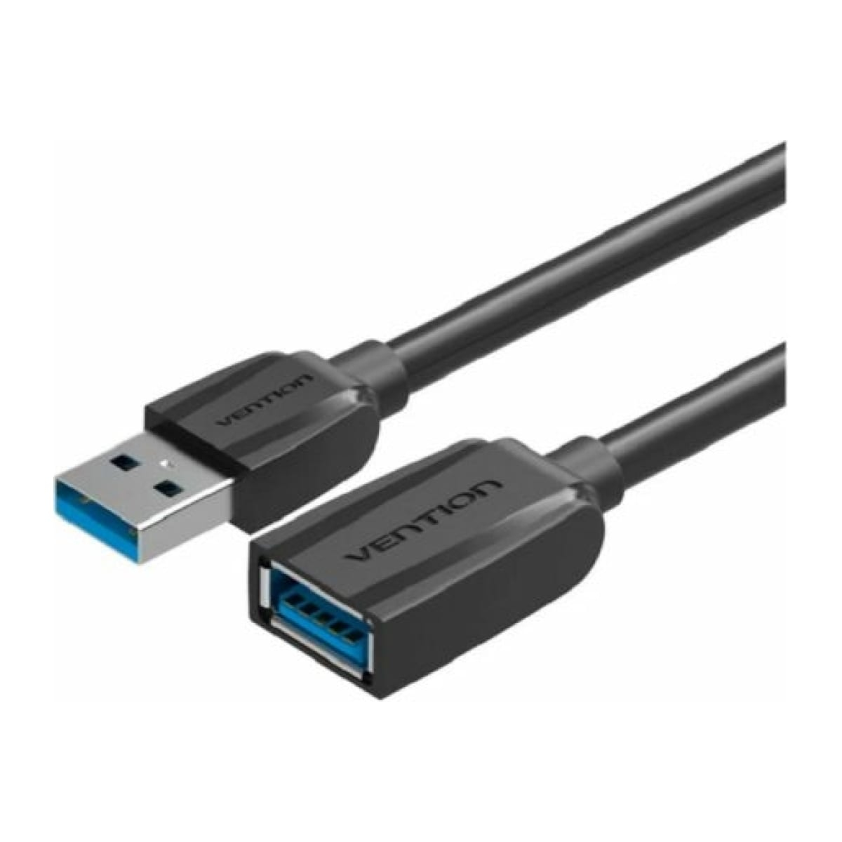 цена Кабель Vention USB 3.0 AM/AF - 1.5м Black Edition (VAS-A45-B150)