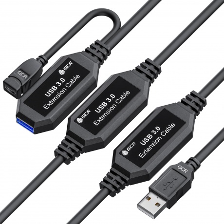 Кабель GreenConnect 75m USB 30 AMAF черный GCR-51924 2670₽