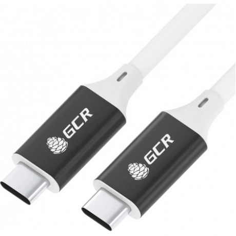 Кабель GreenConnect USB 3.1 Type C-С, 2.0m белый, 100W 5A, белый...