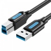 Кабель Vention USB 3.0 AM/BM  - 1м (COOBF)