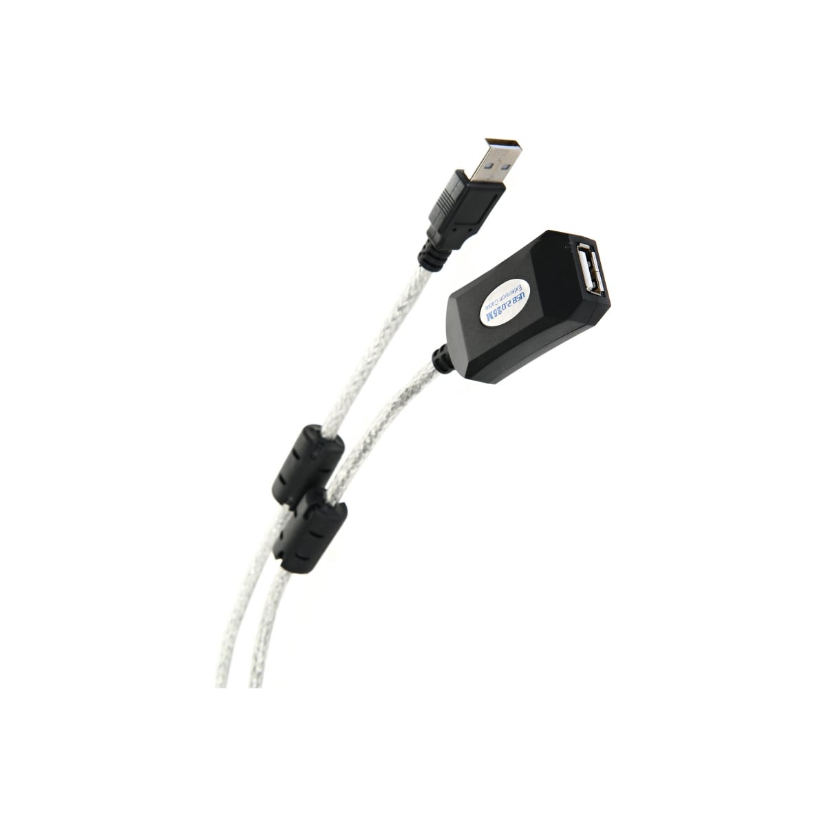 Кабель Aopen USB2.0-repeater, Am-Af 25м (ACU823-25M) кабель удлинительный aopen usb 2 0 a m a f 25м aopen acu823 25m