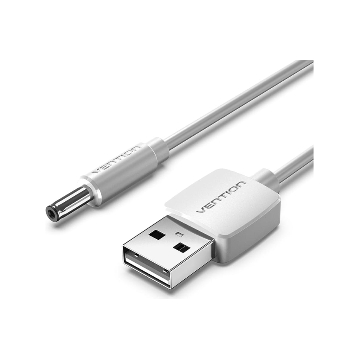 цена Кабель Vention USB AM/DC-jack 3.5мм M - 1м Белый (CEXWF)