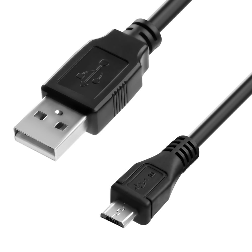 Кабель 4PH 1.0m USB 2.0, AM/microB 5pin, черный (4PH-R90036)