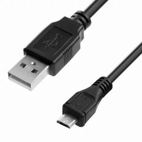 Кабель 4PH 0.5m USB 2.0, AM/microB 5pin, черный (4PH-R90035)