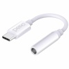 Адаптер PERO AD09 USB-C TO MINI JACK 3.5MM, белый