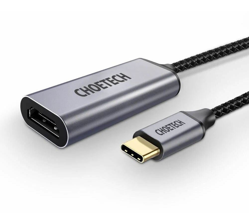 Хаб Choetech. USB-С адаптер USB-C в HDMI, 4K@60Гц, 0.2м, цвет серый (HUB-H10)