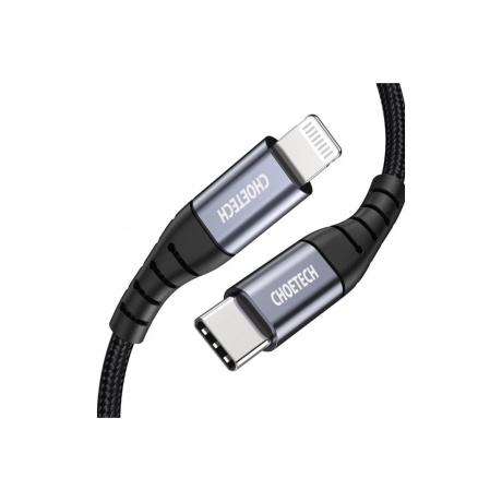 Кабель Choetech USB C - Lightning 2 м, нейлоновая оплетка (IP0041) - фото 1