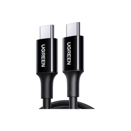 

Кабель UGREEN Type-C Male to Type-C Male 2.0 ABS Shell 5A Current, длина 2м, цвет черный (80372)