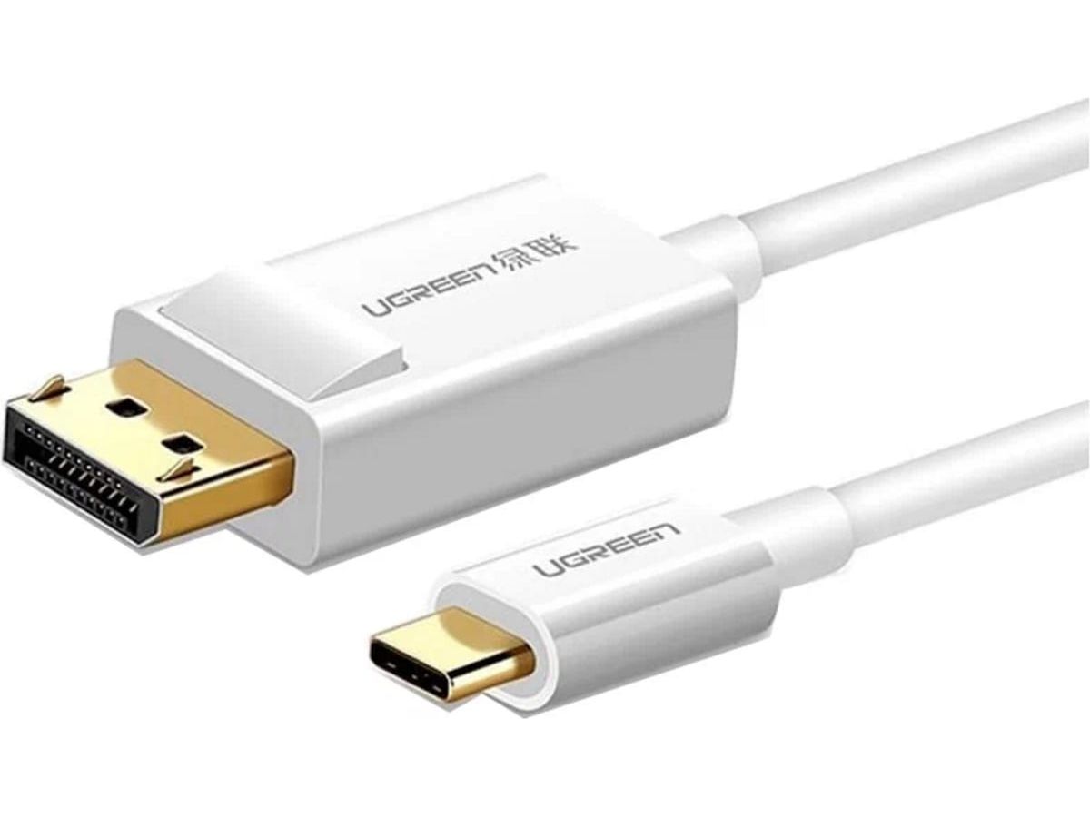 Кабель UGREEN USB Type C to DP Cable. 1,5 м., белый (40420)