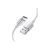 Кабель UGREEN USB A Male - USB C Male, 3A, 0.5м, в оплетке, белы...
