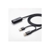 Кабель-удлинитель UGREEN US137 USB 2.0 Active, 5м, цвет черный (...
