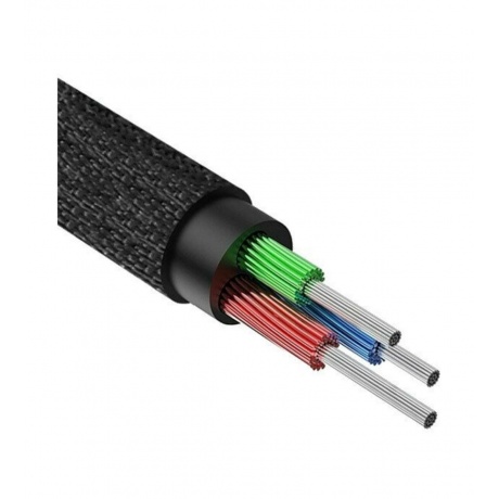 Переходник Baseus Yiven Audio Cable M30 Jack 3.5mm - Jack 3.5mm 1.5m Silver-Black CAM30-CS1 - фото 11