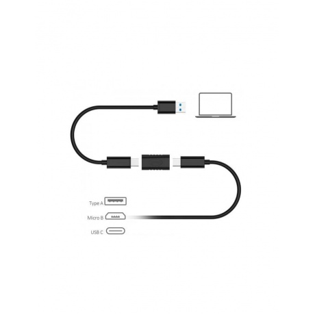 Кабель KS-is USB-C Female - USB-C Female KS-396 - фото 5