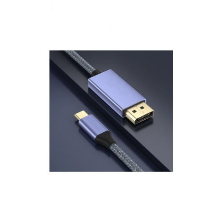 Кабель KS-is USB-C - DisplayPort 1.4 1.8m KS-536PB - фото 5