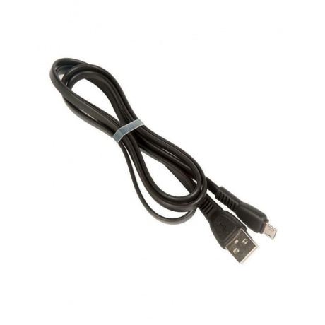 Кабель Hoco X40 Noah USB - MicroUSB 2.4A 1m Black 6931474711670 - фото 3
