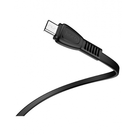 Кабель Hoco X40 Noah USB - MicroUSB 2.4A 1m Black 6931474711670 - фото 8
