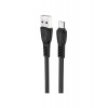 Кабель Hoco X40 Noah USB - MicroUSB 2.4A 1m Black 6931474711670