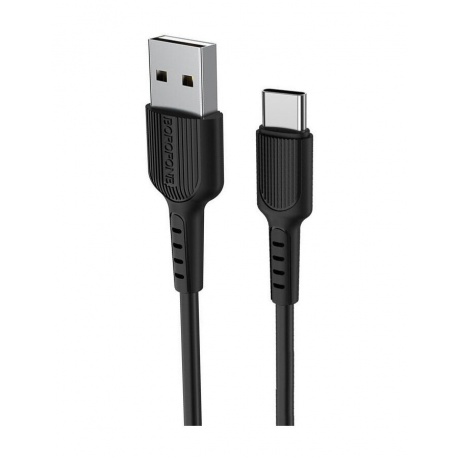 Кабель Borofone BX16 Easy USB - Type-C 1m Black 6957531099475 - фото 1