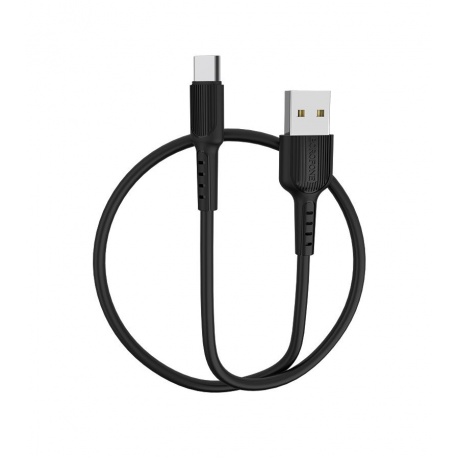 Кабель Borofone BX16 Easy USB - Type-C 1m Black 6957531099475 - фото 5