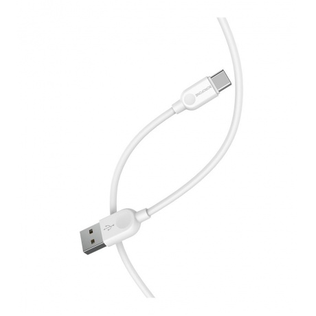 Кабель Borofone BX14 USB - Type-C 1m White 6957531089995 - фото 4
