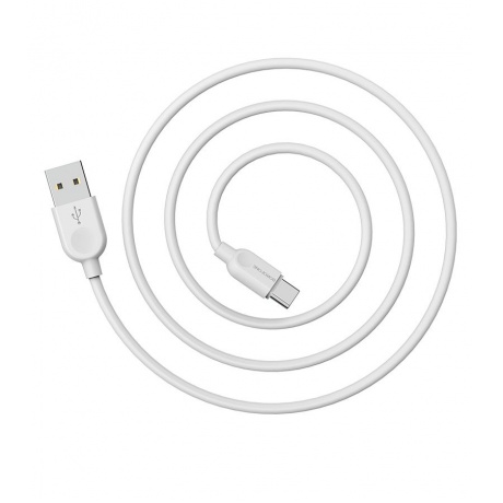 Кабель Borofone BX14 USB - Type-C 1m White 6957531089995 - фото 6