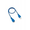 Кабель Gembird Cablexpert Pro USB 3.0 AM/microBM 9P 50cm Blue CC...