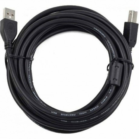 Кабель Gembird Cablexpert Pro USB 2.0 AM/BM 3m Black CCF2-USB2-AMBM-10 - фото 2