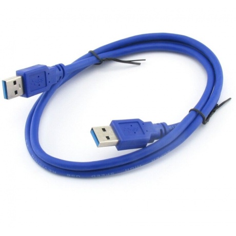 Кабель Gembird Cablexpert Pro USB3.0 AM/AM 1.0m Blue CCP-USB3-AMAM-1M - фото 2