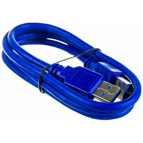 Кабель Gembird Cablexpert Pro USB3.0 AM/AM 1.0m Blue CCP-USB3-AMAM-1M - фото 3