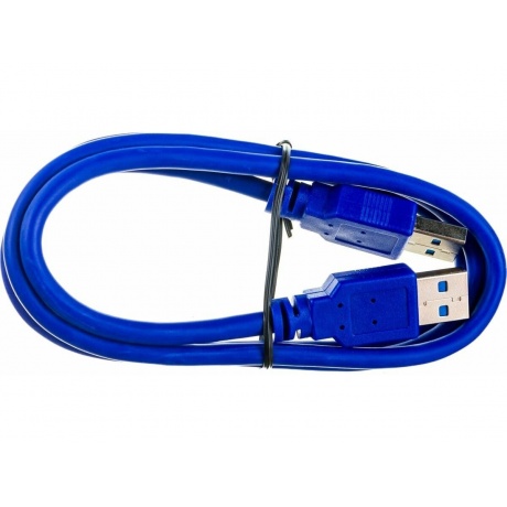 Кабель Gembird Cablexpert Pro USB3.0 AM/AM 1.0m Blue CCP-USB3-AMAM-1M - фото 4