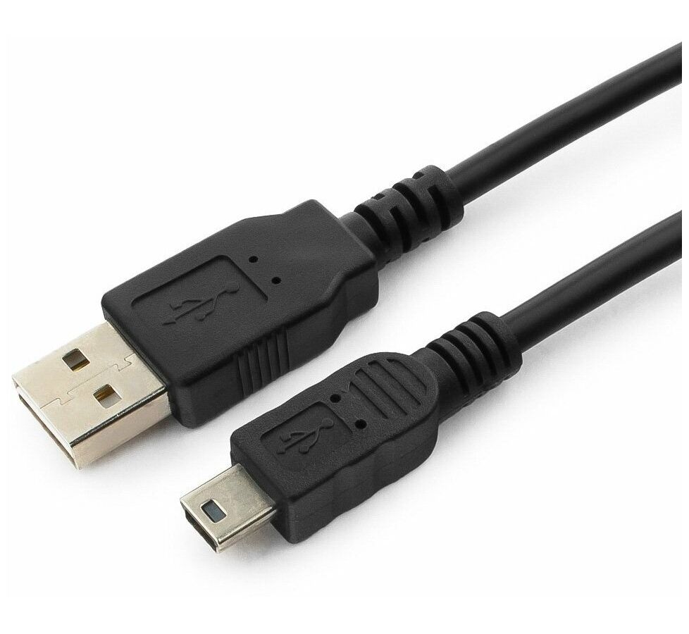 Кабель Gembird Cablexpert USB - miniUSB 1m CC-5PUSB2D-1M кабель baseus micro usb для xiaomi redmi двусторонний 0 5 м 1 м 2 м 3 м для быстрой зарядки и передачи данных для телефонов samsung