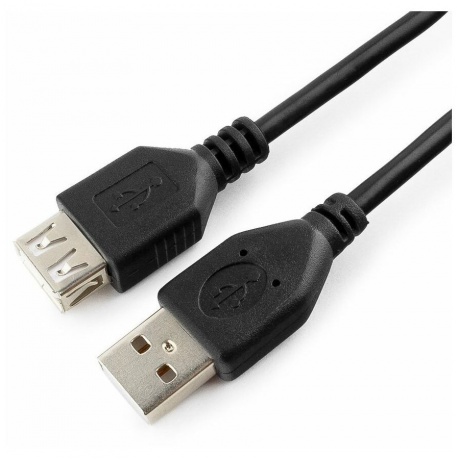 Кабель Gembird Cablexpert Pro USB2.0 AM/AF 1.8m Black CCF2-USB2-AMAF-6 - фото 2