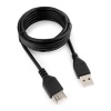 Кабель Gembird Cablexpert Pro USB2.0 AM/AF 1.8m Black CCP-USB2-A...