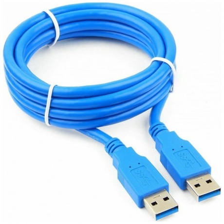 Кабель Gembird Cablexpert Pro USB 3.0 AM/AM 1.8m Blue CCP-USB3-AMAM-6 - фото 2