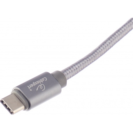 Кабель Gembird Cablexpert Platinum USB 3.0 AM/Type-C 1.8m Titan CC-P-USBC03Gy-1.8M - фото 3