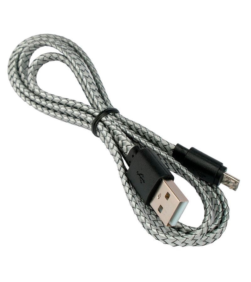 Кабель Gembird Cablexpert USB 2.0 AM - MicroUSB 1m Grey CC-mUSB2-AMBM-FL-1M